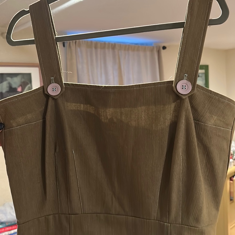 EC Star vintage inspired dress, pinafore, coverall, structured dress